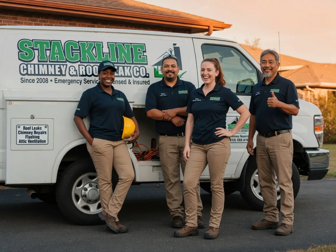 Chimney flashing repair company in Rockwood, TX